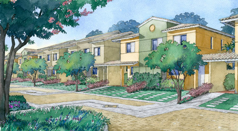residencial la dolce villa - condomínios horizontais - perspectiva da rua