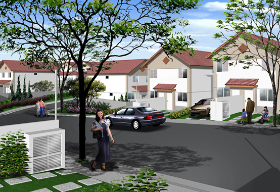 villa allegro - condomínios horizontais - fachada e ficha técnica