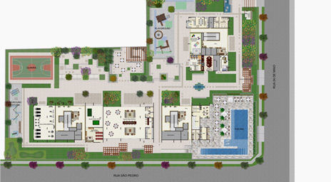 biosfera vila pires - conjuntos residenciais - implantação