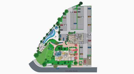 la isla - conjuntos residenciais - implantação
