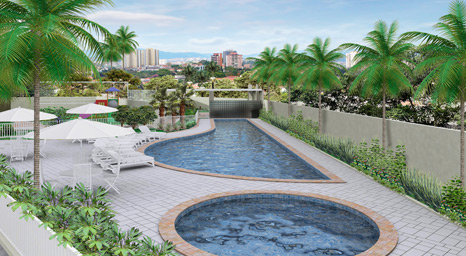 la isla - conjuntos residenciais - piscina