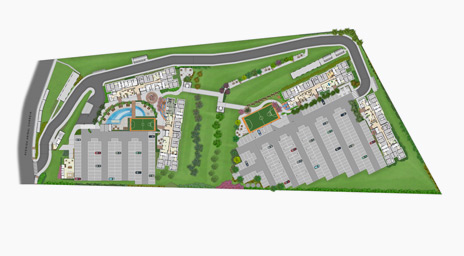 upperville barueri - conjuntos residenciais - implantação