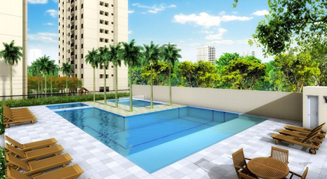 vida plena guarulhos - conjuntos residenciais - piscina