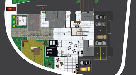 jandira robmak - edifícios residenciais - implantação