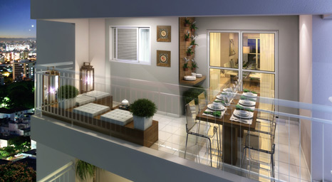 páteo mariah - edifícios residenciais - terraço